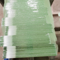 Vidrio Templado de 2x1m 4mm 3.2mm para Panel Solar con Impresión de Logotipo Blanco