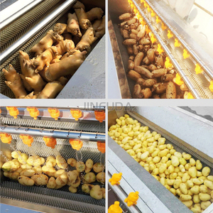 Maquinaria de Lavado Rotatoria para Línea de Ensamblaje de Alimentos en Hoteles: Patatas Dulces, Dátiles, Camarones - Product Image 5