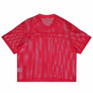 เสื้อเจอร์ซีย์ฟุตบอลอเมริกันทรงบ็อกซี่ พิมพ์ลายซิลค์สกรีนตามสั่ง ระบายอากาศได้ดี ป้องกันแบคทีเรีย ไซส์พลัส สไตล์เรโทร แฟชั่น เซ็กซี่ - Product Image 3