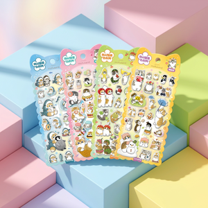 <b>Marshmallow</b> Stickers Fruit Cat Korean Cute Character Removable Diary Deco Sticker Bulk Distributor Wholesale - Product Image 1