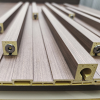 Décoration intérieure, panneaux muraux en bambou imperméables à effet grain de bois, design à effet étoilé, panneaux muraux combinables librement pour fond