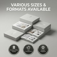 Service d'impression en gros de catalogues, brochures et livrets personnalisés en couleur pour les profils d'entreprise et la présentation de produits