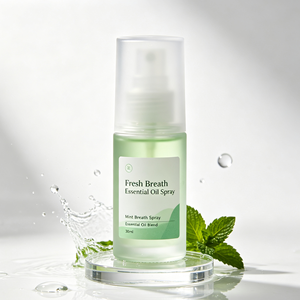 Spray Portátil Refrescante Bucal con Aceites Esenciales, Cuidado Bucal Instantáneo, Venta al Por Mayor OEM - Product Image 2