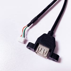 Kabel USB Panel Mount Female dengan Sekrup ke Header JST 2.0MM - Product Image 4