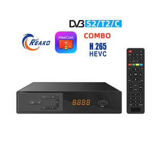 Boîtier <span class=keywords><strong>TV</strong></span> numérique par satellite MeeCast Combo HD DVB-S2/T2/C H.265 GX6605H Wi-Fi double bande métallique Garantie de 12 mois - Product Image 1