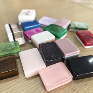 Custom American Mahjong Tile Set Luxury Customized Acrylic Travel Mahjong Game <b>Entertainment</b> Table Game - Product Image 4