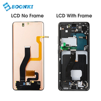 Écran LCD tactile de remplacement pour téléphone portable Samsung Galaxy S21 Ultra, écrans LCD pour Samsung S21 Plus, écran LCD S21