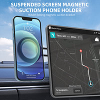 Support de téléphone magnétique pliable et dissimulé en alliage d'aluminium à forte adhérence pour tableau de bord et écran – Vente chaude en gros