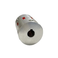 Accouplements rigides à mâchoires courbées en aluminium CL D45 L66, alésage 10 mm, anodisés, transmission de puissance en élastomère, 3000 tr/min, OEM, 100 Nm