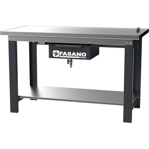 Fasano Tools Workbench Steel Top 60 In X 30 In With <b>Drawer</b> And Shelf For <b>Workshop</b> Use - Product Image 1