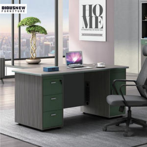 工場カスタムモダンL字型社長CEOマネージャーデスクエグゼクティブ木製オフィス家具用テーブルと椅子 - Product Image 2