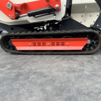 LIVRAISON GRATUITE!! Hydraulique 300kg Capacité de charge Moteur à essence alimenté Barrow Mini Track Dumper