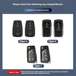 Funda Protectora de Metal para Llaves de Toyota, Compatible con Toyota Camry, Willanda, Rylin, Highlander, Corolla, RAV4 - Product Image 3