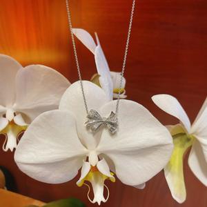 Ilmek <span class=keywords><strong>Illusion</strong></span> kelebek su damlası çinko alaşım platin kaplama kolye kolye - Product Image 4