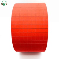 Plaquettes de séparation en mousse de caoutchouc EVA rouge adhésives 15x15x3MM pour protection de verre, vente directe usine
