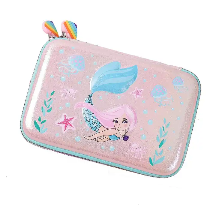 Big Capacity Pencil Case - Mermaid Pencil Case - Cute Pencil Case for Girls  - Ki