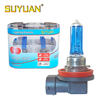 Accessoires pour ampoules halogènes H11 12V 55W 100W PGJ19-2, ampoules de phare automobile longue durée de vie