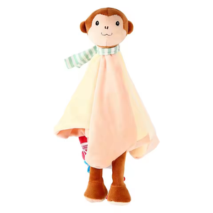 Graziosi animali di peluche morbidi carini con Design personalizzato dell'asino giraffa coperta di sicurezza del bambino della scimmia del bambino peluche coperta