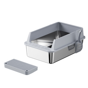 Lettiera <span class=keywords><strong>per</strong></span> gatti semichiusa transfrontaliera <span class=keywords><strong>per</strong></span> il commercio estero, con coperchio grande anti-schizzo, toilette <span class=keywords><strong>per</strong></span> gatti, articoli <span class=keywords><strong>per</strong></span> la pulizia degli <span class=keywords><strong>animali</strong></span> <span class=keywords><strong>domestici</strong></span> <span class=keywords><strong>per</strong></span> gatti - Product Image 1