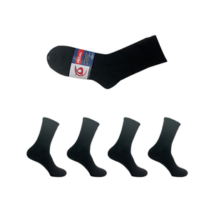Meilleures ventes Chaussettes en coton polyester de style sportif tricotées midi pour hommes Chaussettes de couleur unie noire de qualité mondiale - Product Image 1
