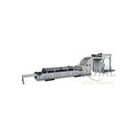 Laminateur de carton à grande vitesse 1300 pour la fabrication de flûtes en Chine, avec alimentateurs automatiques