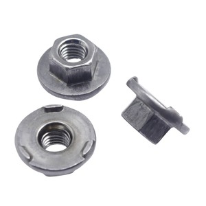 Lớp 10 din977 chủ đề tốt Hex mặt bích Hàn Nut phụ tùng ô tô b-loại chiếu Hàn Nut với hình lục giác mặt bích - Product Image 1