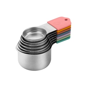 Juego de Tazas y Cucharas Medidoras Magnéticas de Acero Inoxidable Personalizadas, 14 Piezas, Multifuncionales, con Tapa, Aptas para <span class=keywords><strong>Lavavajillas</strong></span>, Utensilios de Cocina - Product Image 1