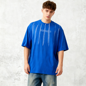 T-shirt da uomo in cotone 100% di alta qualità, lavaggio acido, stile vintage casual, ecologico, pesante 210GSM - Product Image 6