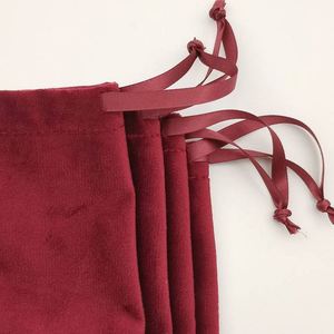 Bolsas de Terciopelo de Lujo con Cordón y Logotipo Personalizado al por Mayor para Empaque de Joyería - Product Image 6