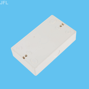 Caja <span class=keywords><strong>de</strong></span> Conexiones <span class=keywords><strong>de</strong></span> <span class=keywords><strong>PVC</strong></span> ABS <span class=keywords><strong>de</strong></span> 2 Tomas con Esquinas Cuadradas, Blanca, 35 mm, Protección IP54, Placa Frontal <span class=keywords><strong>para</strong></span> Interruptor <span class=keywords><strong>de</strong></span> Superficie - Product Image 4