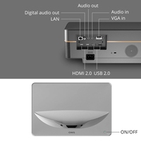Changhong-projecteur Laser CHIQ B5U 4K, résolution 3840x2160p, mémoire 3 + 64 go, Android, Wifi, Home cinéma, court Focus, projecteur TV 4K