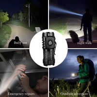 Mini lampe frontale LED OEM 3 LED rechargeable USB-C à clipser sur casquette, lampe torche portable pour la pêche, la course, le camping, les activités de plein air, avec logo personnalisé