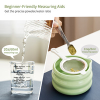 5 pièces en gros personnalisé bambou fouet bol en céramique Matcha fouet Kit ensemble thé outils Matcha cadeau ensemble emballage fouet ensemble accessoires