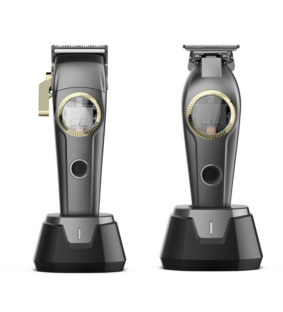 Factory Professional 2600mAh Li-Ion Battery Cordless Hair Clipper with 5 Adjustable Blades Salon Barber Hair Trimmers Clippers
