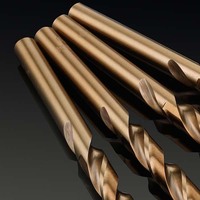 Forets en acier rapide HSS M35 à haute teneur en cobalt DIN338 pour l'acier inoxydable