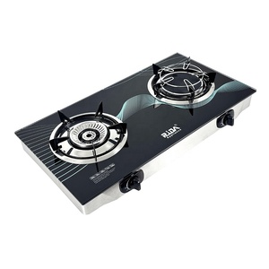 Cuisinière à gaz double brûleur économe en énergie, avec brûleur infrarouge, plaque céramique, pour la maison - Product Image 2