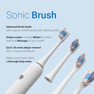 Combo <span class=keywords><strong>Brosse</strong></span> à dents électrique rechargeable et irrigateur à jet d'eau Sonic, utilisation domestique, étanche IPX7, 600 ml - Product Image 3