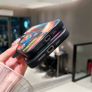 Para Motorola <span class=keywords><strong>Moto</strong></span> G85/G64/E14/X50 Ultra/S50 Neo TPU + PC patrones de dibujos animados protección de lente de cámara funda de teléfono móvil amigable con la piel - Product Image 3