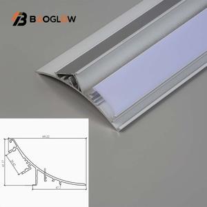 2025 Factory Price Exposed Waistline Stair Handrail Handle Free Drawers Aluminum Led Aluminum Profile Led Strip Channel - Product Image 5
