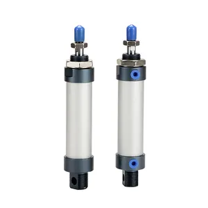 Mini cylindre pneumatique en acier inoxydable à Double effet réglable, série MAL, 20x75, alliage d'aluminium