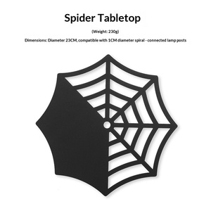 Red de Araña Decorativa de Metal para Mesa, 23 cm, para Acampar al Aire Libre, Decoración para Todas las Estaciones, 1 Pieza - Product Image 1