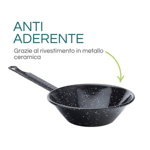 Fryer <b>Pan</b> With Basket 24 Cm Non Stick Ceramic Coating For Deep Frying - Product Image 3