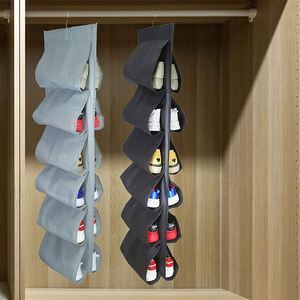 12 Extra Large Pockets Hanging <b>Shoe</b> Organizer for Closet <b>Shoe</b> <b>Rack</b> <b>Hanger</b> for Handbags Purses Holder with Rotating Hook - Product Image 6