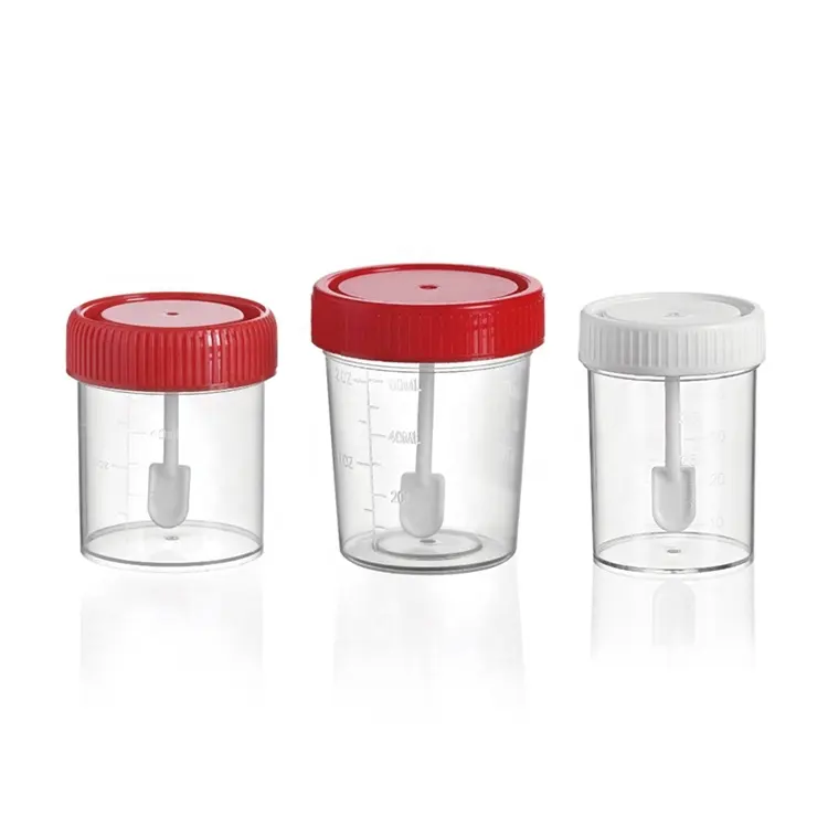 Excellent quality 30ml medical stool cup stool specimen collection container