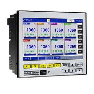<span class=keywords><strong>Pt100</strong></span> Temperatuur Thermokoppel Datalogger 16 Kanalen 7 Inch Papierloze Recorder Druk Waterniveau Papierloze Recorder - Product Image 3