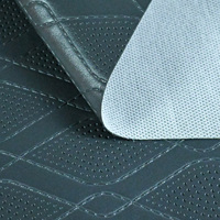 Revêtement en cuir PVC écologique pour intérieur automobile avec perforations pour canapé, siège de voiture, golf, textile décoratif pour la maison, élastique