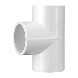Accesorios de Tubería de PVC Blanco Estándar Americano SCH40, Conexión en T de Diámetro Igual, Conductos y Accesorios de Drenaje de Agua y Productos Químicos de Plástico - Product Image 1