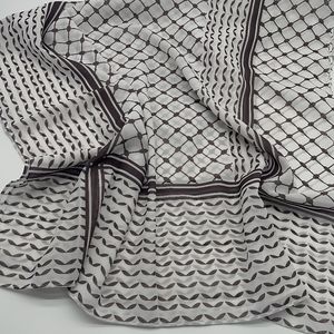 <span class=keywords><strong>JYL</strong></span> Últimas Señoras Impreso Keffiyeh Palestina Bufanda Alta Calidad Personalizado Burbuja Gasa Luz Suave Hijab para Mujeres Musulmanas - Product Image 6