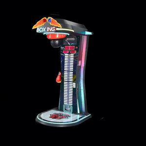 Machine de boxe abordable avec musique, lumières et monnayeur pour les petites entreprises et le divertissement de boxe - Product Image 3