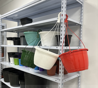Panier suspendu pour plantes, pot de fleurs en plastique, produit de jardinage, pots de fleurs pour pépinières